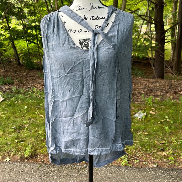 NWOT Free People sleeveless blouse size L - Picture 1 of 4
